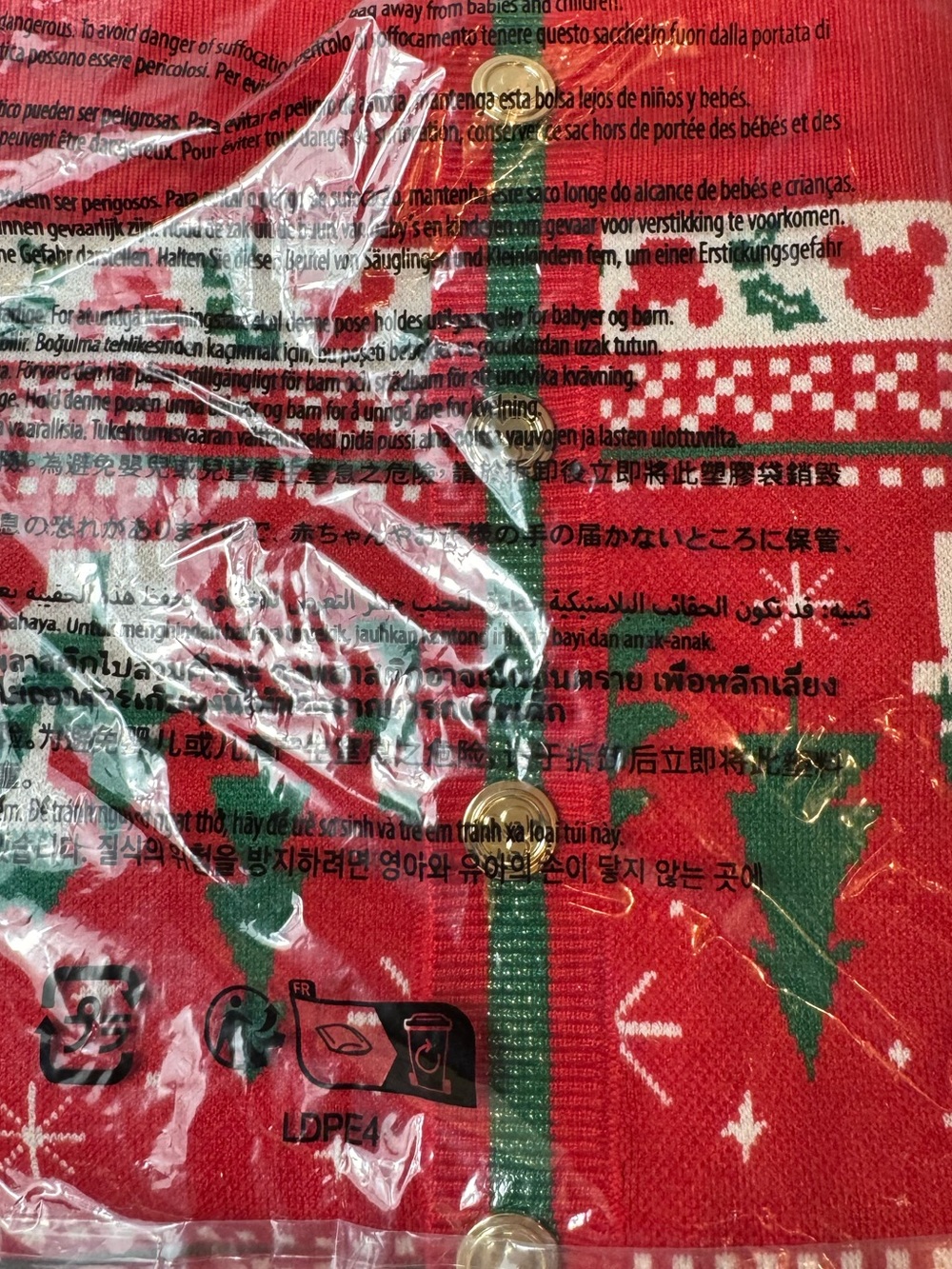 NEW Mickey Mouse Icon Holiday Cardigan - Picture 10 of 11